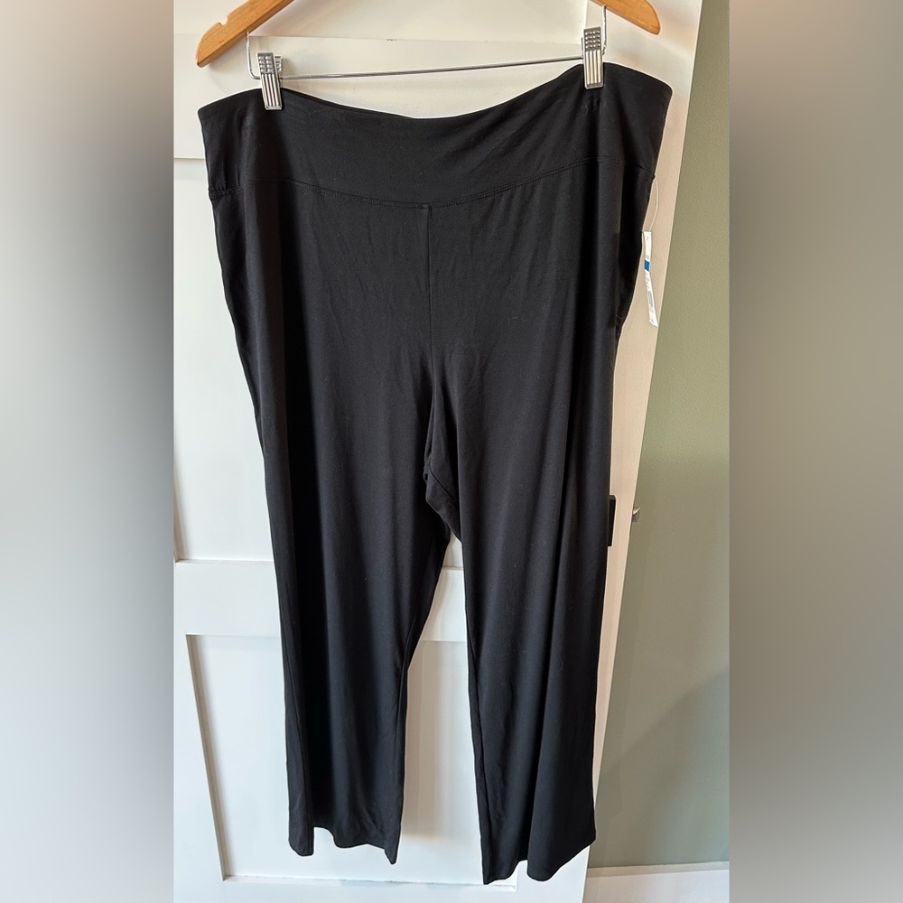 Kim Roger New With Tags Women’s Casual Pants Black Size XL Short Stretch Pull On